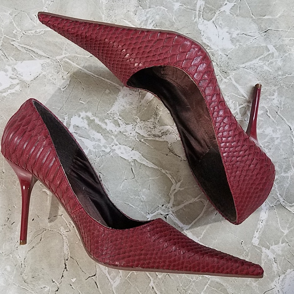 Michael Antonio Mock Croc Stilettos